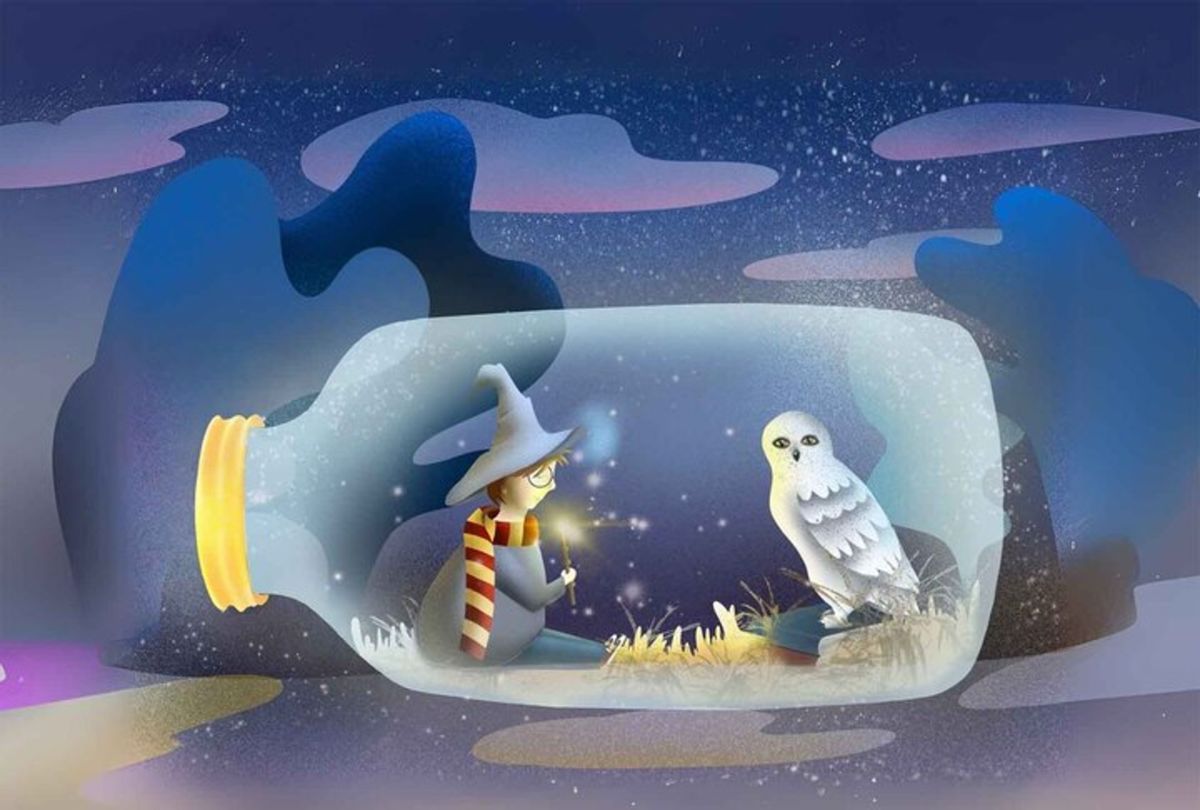 The world of Harry Potter, illustrated. (Sharyfox/Getty Images)