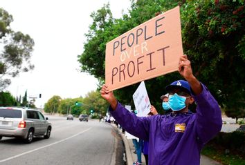 Essential Workers Protest