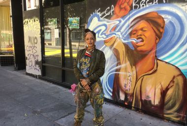 Rachel Wolfe-Goldsmith; Mural; We Can't Breathe